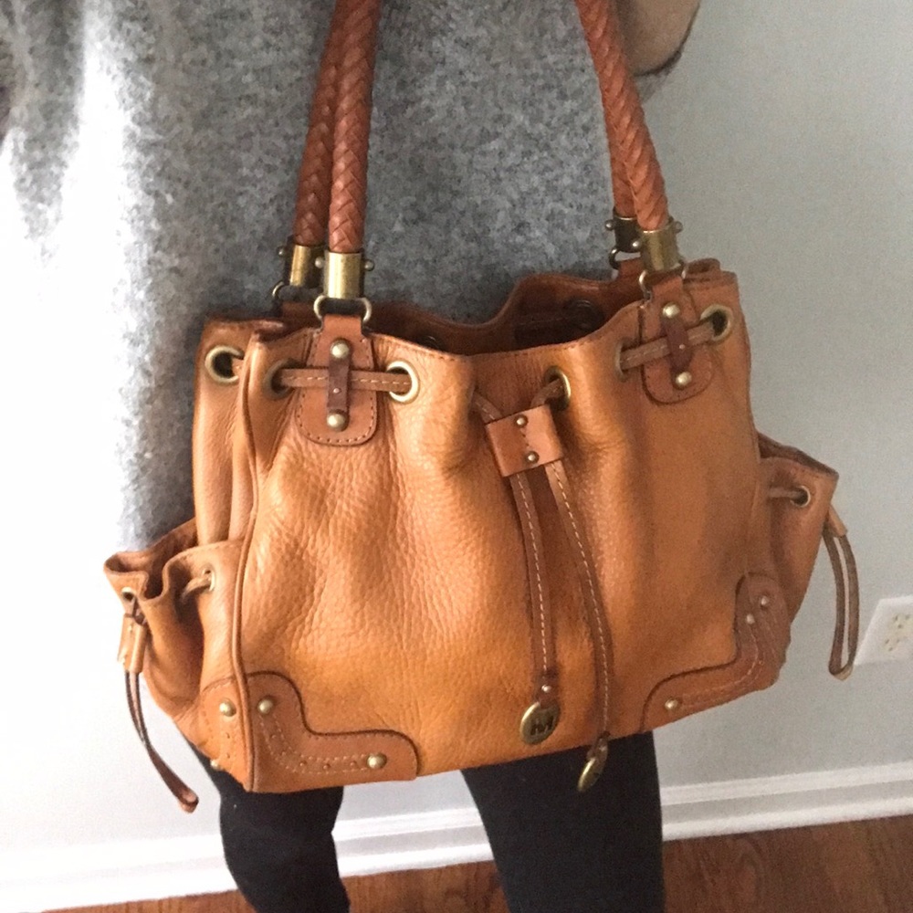 Michael Kors Camel Leather Handbag